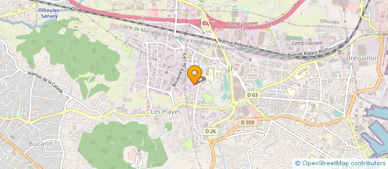 localisation de l'entreprise MAN COURTAGE  TOULON