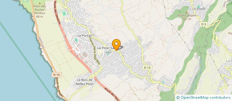 localisation de l'entreprise MAN DISTRIBUTION ALIMENATAIRE à SAINT-LEU
