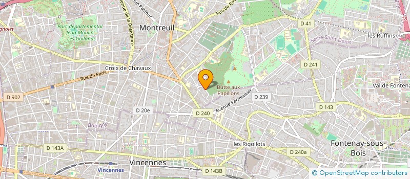 localisation de l'entreprise MAN DRAKE  MONTREUIL