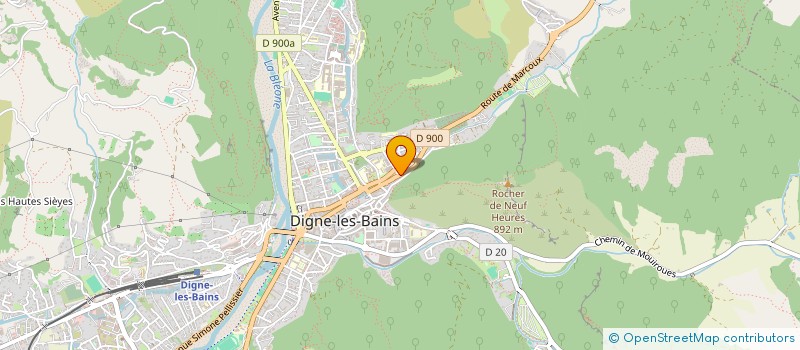 localisation de l'entreprise MAN IMMO à DIGNE-LES-BAINS