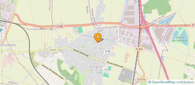 localisation de l'entreprise MAN IMMO  PUSIGNAN