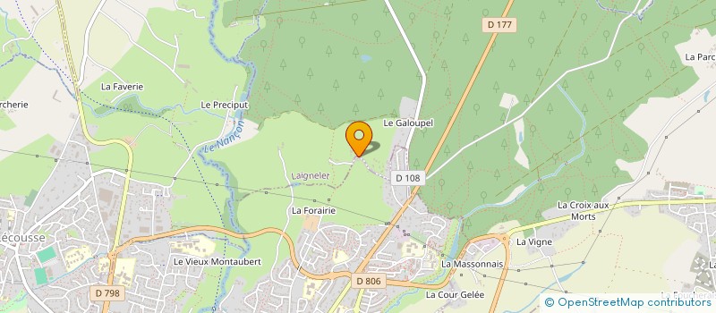 localisation de l'entreprise MAN'IMMO  FOUGERES