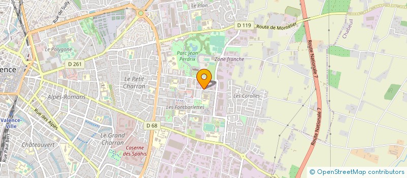 localisation de l'entreprise MAN INTERIM à VALENCE
