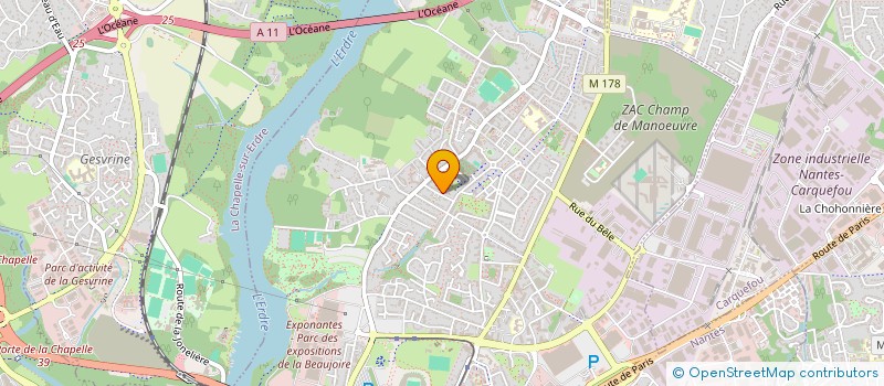 localisation de l'entreprise MAN INVEST à NANTES
