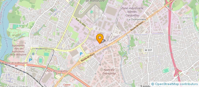 localisation de l'entreprise MAN-MAX à CARQUEFOU
