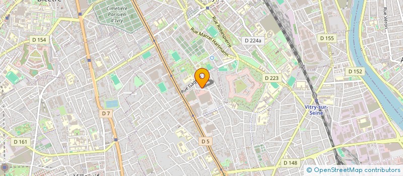 localisation de l'entreprise MAN-NETT SERVICES  VITRY-SUR-SEINE