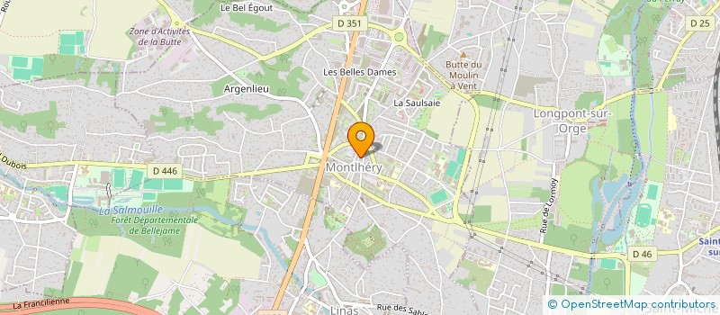 localisation de l'entreprise MAN PIZZA à MONTLHERY