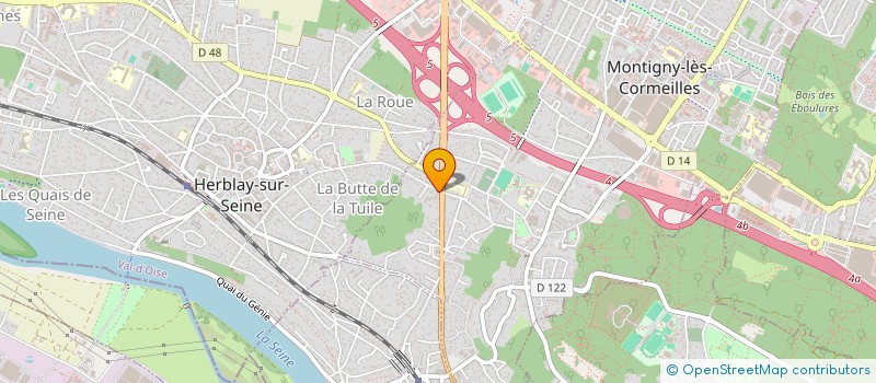 localisation de l'entreprise MAN. R  MONTIGNY-LES-CORMEILLES