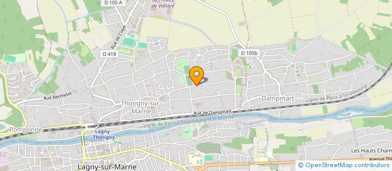 localisation de l'entreprise MAN'TINE SAVEURS à THORIGNY-SUR-MARNE