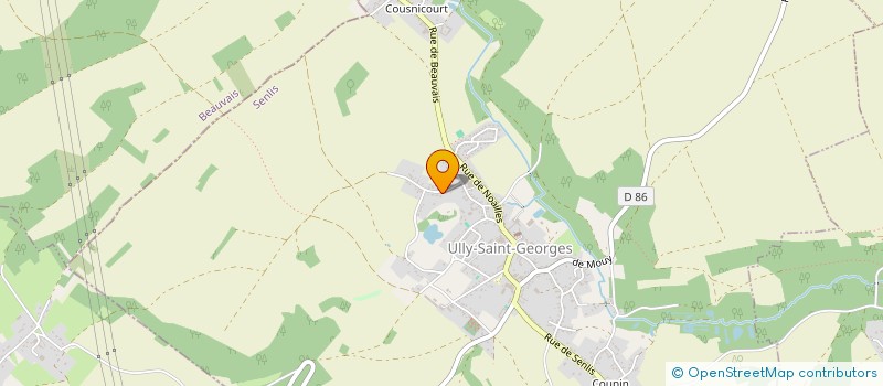 localisation de l'entreprise MAN-TRACK à ULLY-SAINT-GEORGES