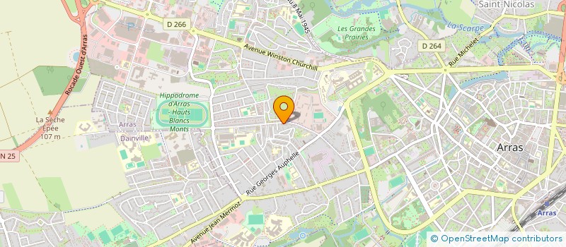localisation de l'entreprise MANA à ARRAS