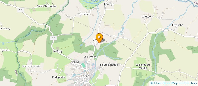 localisation de l'entreprise MANA à LARRE