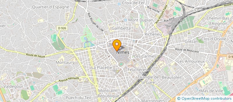 localisation de l'entreprise MANA à NIMES