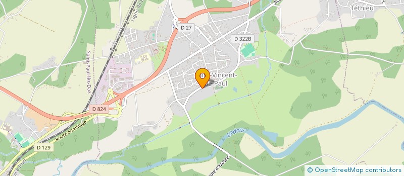 localisation de l'entreprise MANA  SAINT-VINCENT-DE-PAUL