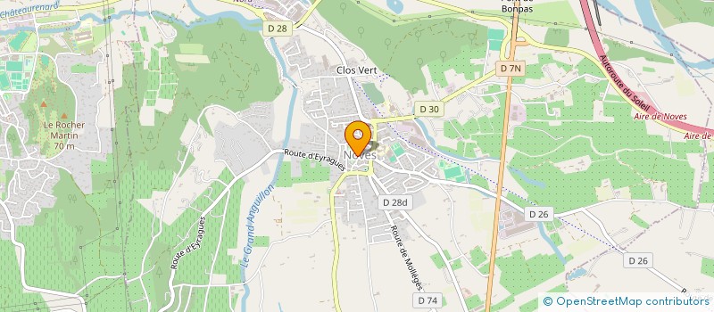 localisation de l'entreprise MANA à NOVES