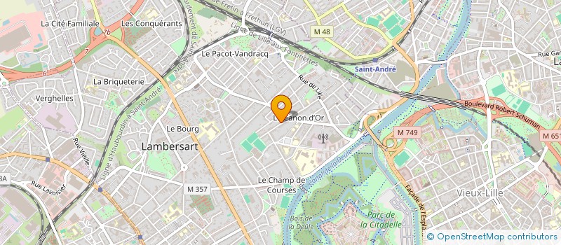 localisation de l'entreprise MANA à LAMBERSART