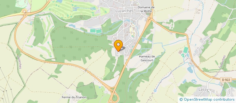 localisation de l'entreprise MANA à LUZARCHES
