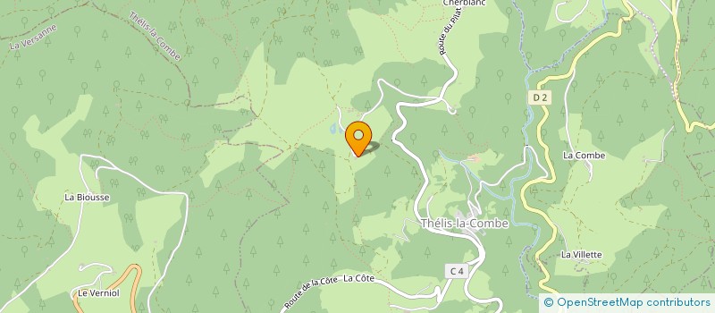 localisation de l'entreprise MANA EDITIONS  THELIS-LA-COMBE