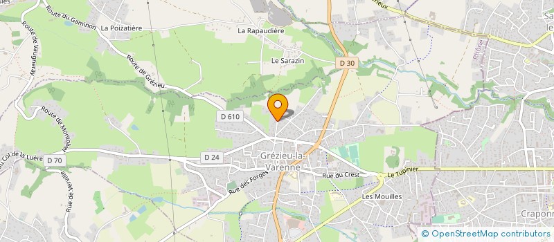 localisation de l'entreprise MANA ENERGIES  GREZIEU-LA-VARENNE