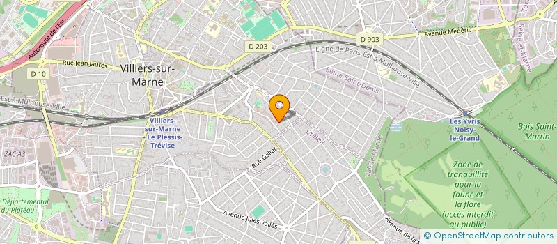 localisation de l'entreprise MANA INTERNATIONAL  VILLIERS-SUR-MARNE