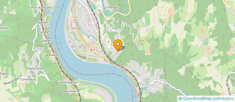 localisation de l'entreprise MANA INVEST  SAINT-VALLIER