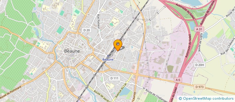 localisation de l'entreprise MANA KIWI FIT à BEAUNE