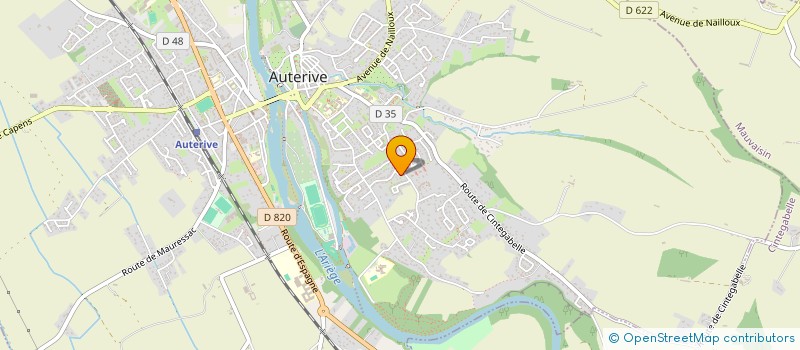 localisation de l'entreprise MANA L'ATELIER QUI PASSE..  AUTERIVE