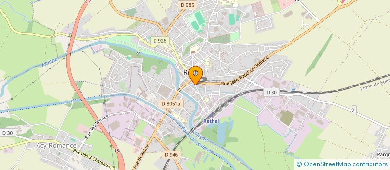 localisation de l'entreprise MANA MOUZON  RETHEL