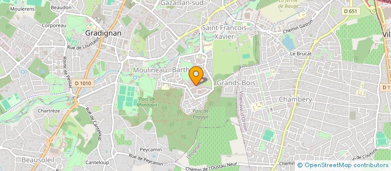 localisation de l'entreprise MANA O TE FENUA  GRADIGNAN