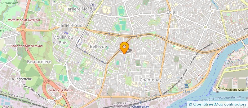 localisation de l'entreprise MANA'OP à NANTES