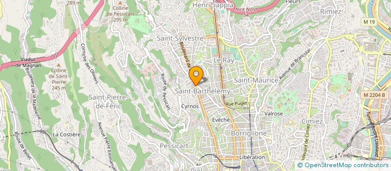 localisation de l'entreprise MANA PRESSING à NICE