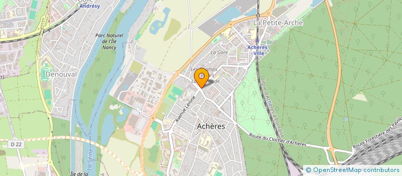 localisation de l'entreprise MANA PROPRETE  ACHERES