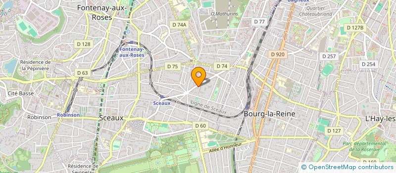 localisation de l'entreprise MANA SERVICES à SCEAUX