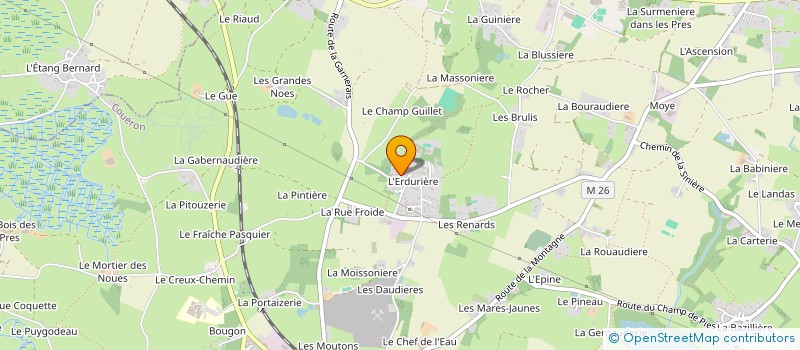 localisation de l'entreprise MANA-Y à COUERON