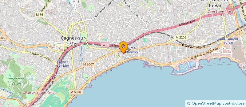 localisation de l'entreprise MANAAL à CAGNES-SUR-MER