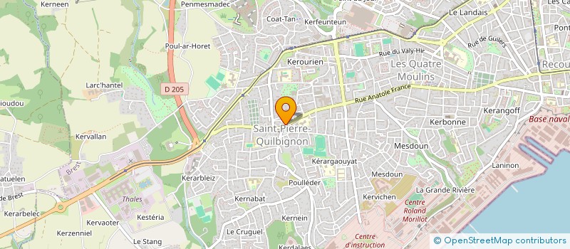 localisation de l'entreprise MANAC'H CAROLINE à BREST