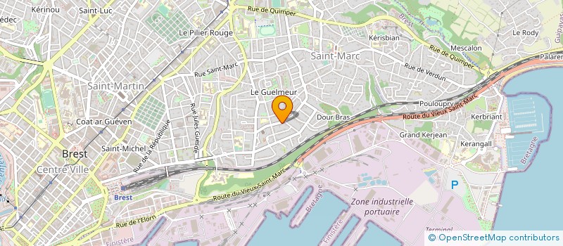 localisation de l'entreprise MANACH IMMOBILIER à BREST