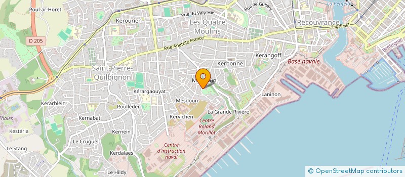 localisation de l'entreprise MANACOUS'TIK à BREST