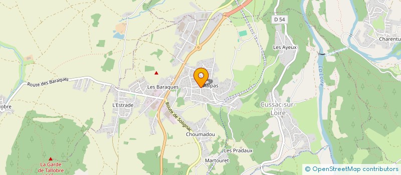 localisation de l'entreprise MANAD IMMOBILIER  CUSSAC-SUR-LOIRE