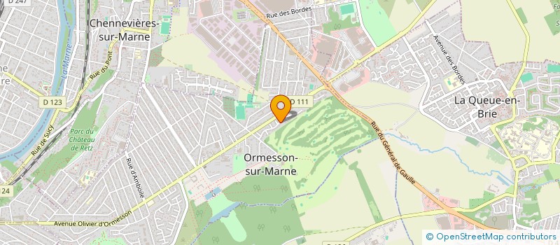 localisation de l'entreprise MANAD28 à ORMESSON-SUR-MARNE