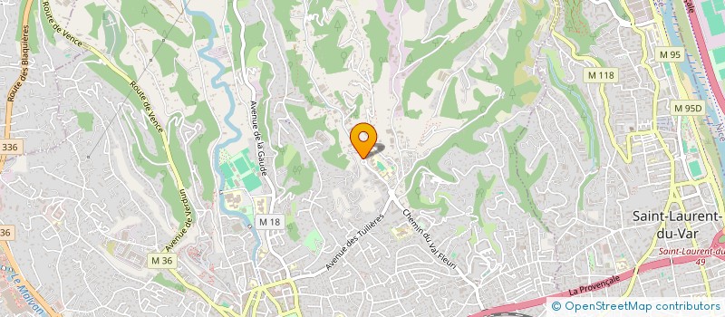 localisation de l'entreprise MANADE  CONTES