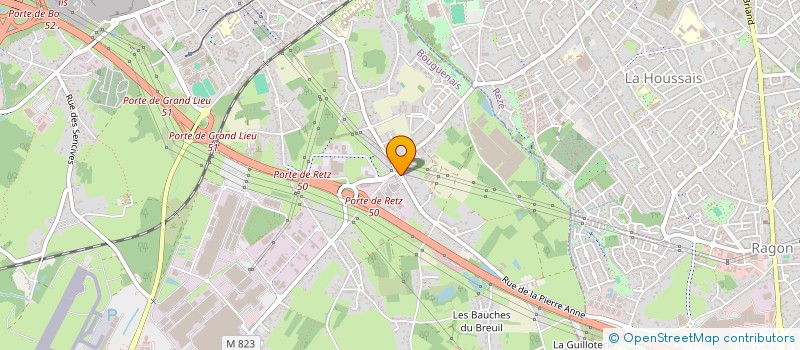 localisation de l'entreprise MANADOC à BOUGUENAIS