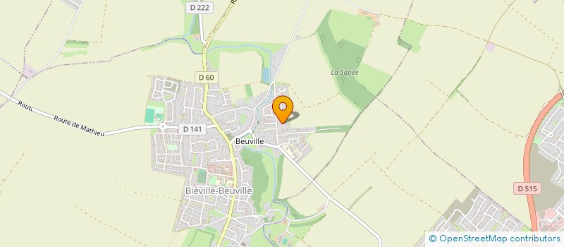 localisation de l'entreprise MANAE  BIEVILLE-BEUVILLE