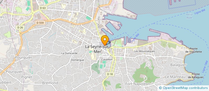 localisation de l'entreprise MANAEL  TOULON