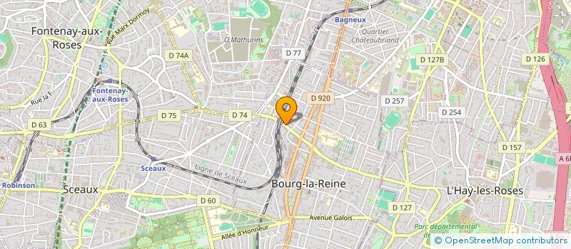 localisation de l'entreprise MANAEL à BOURG-LA-REINE