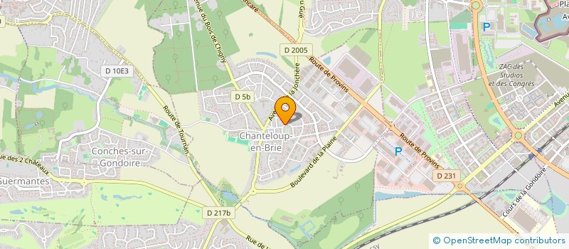 localisation de l'entreprise MANAEL  CHANTELOUP-EN-BRIE