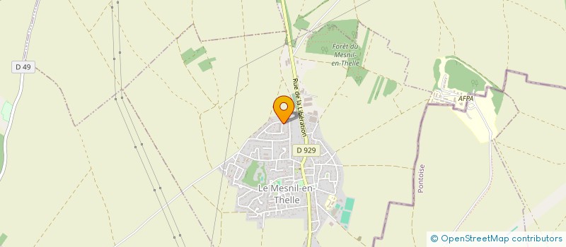 localisation de l'entreprise MANAEL GROUP  LE MESNIL-EN-THELLE