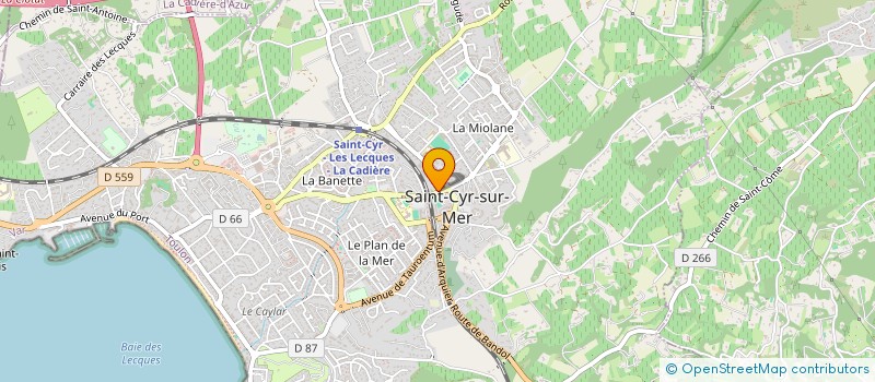localisation de l'entreprise MANAELLE à SAINT-CYR-SUR-MER