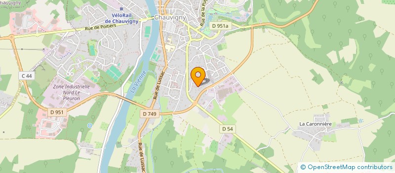 localisation de l'entreprise MANAFICAT  CHAUVIGNY