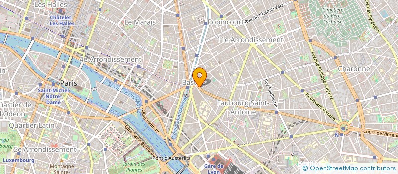 localisation de l'entreprise MANAG APPROV NEGOCE ETUDES MANE  PARIS 11